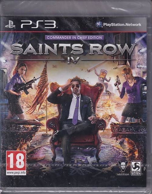 Saints Row IV - Commander in Chief Edition - i Folie - PS3 (AA Grade) (Genbrug)